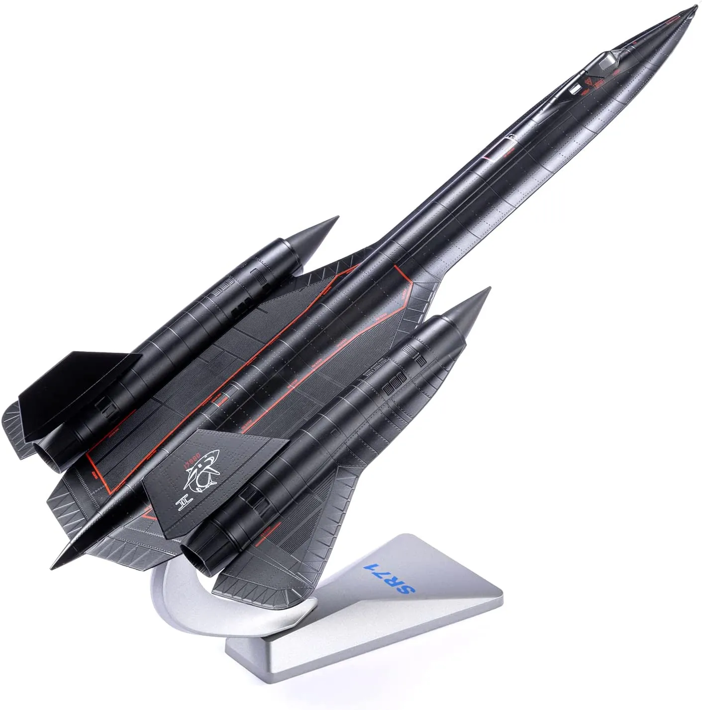 53822 diecast airplane display