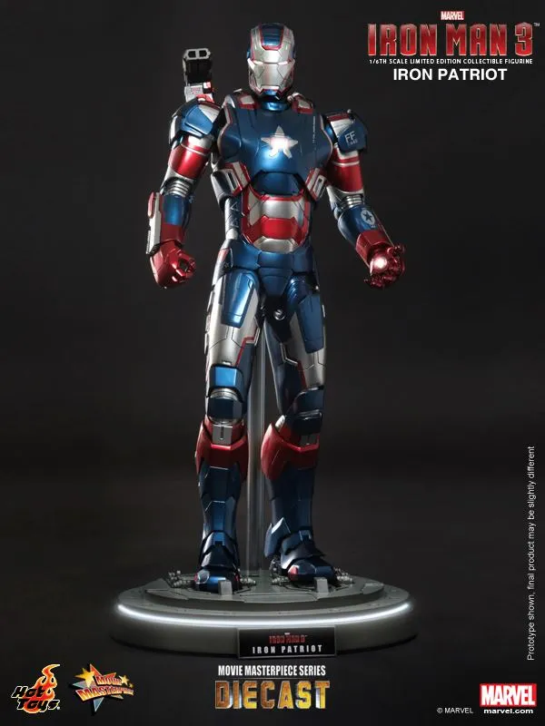 53833 iron patriot diecast figure
