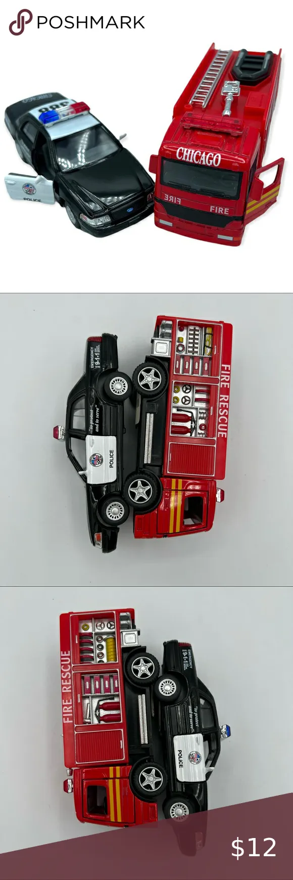 53841 chicago police car diecast 4