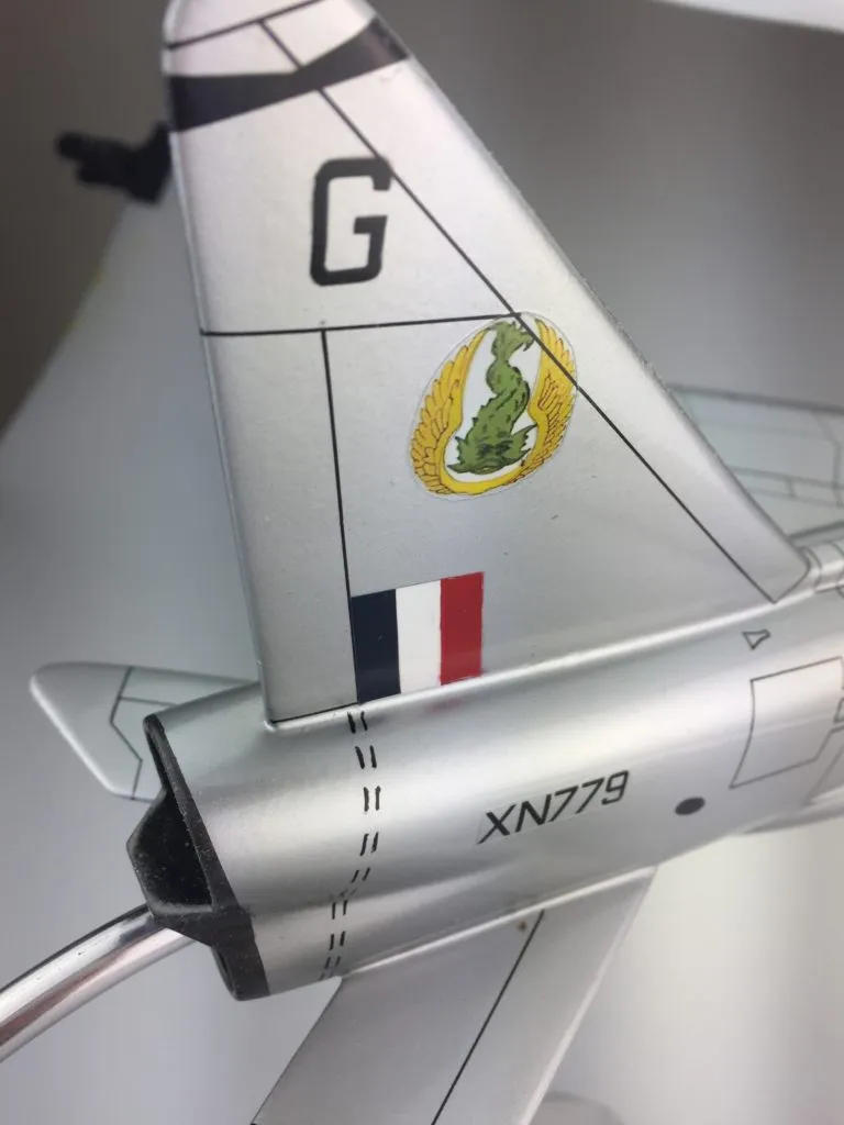 53866 english electric lightning diecast model detail