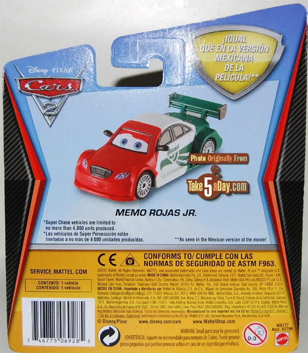 53874 memo rojas car 2 diecast display
