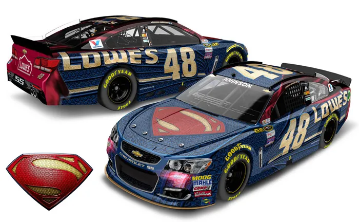 53959 jimmie johnson 2010 superman car