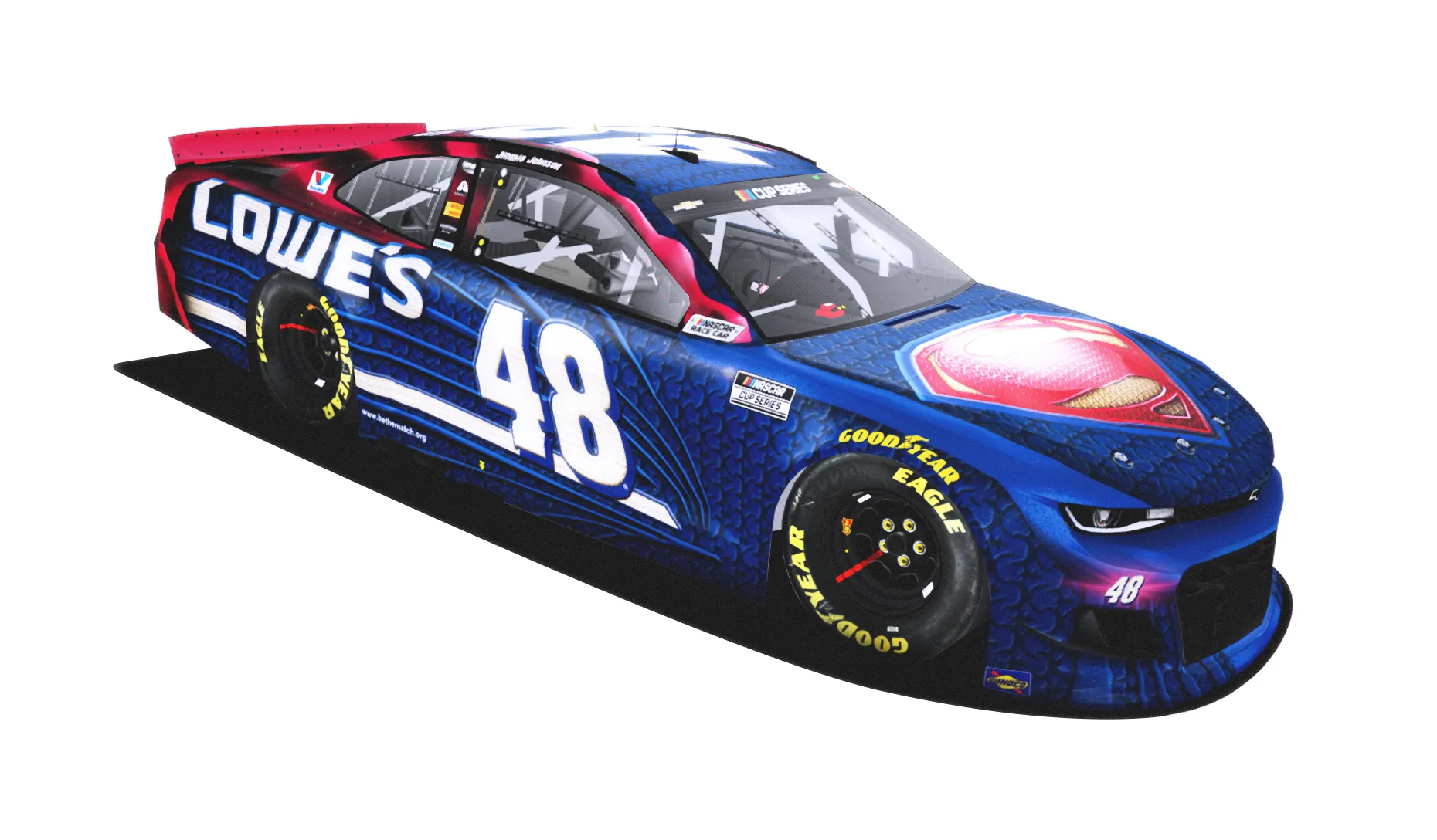 53959 jimmie johnson superman 2013 car