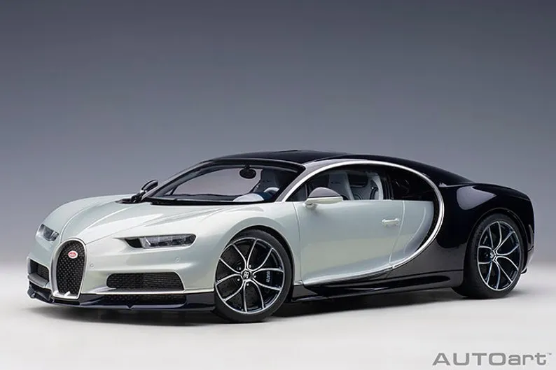 53975 bugatti chiron diecast model opening