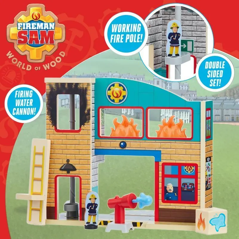 54015 fireman sam fire station iconic characters