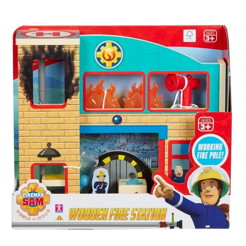 54015 fireman sam fire station interactive elements