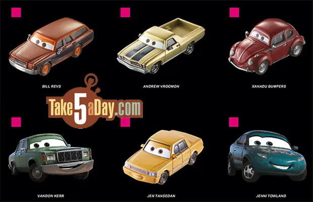54136 cars diecast collection