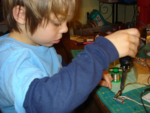 54158 applying flux solder