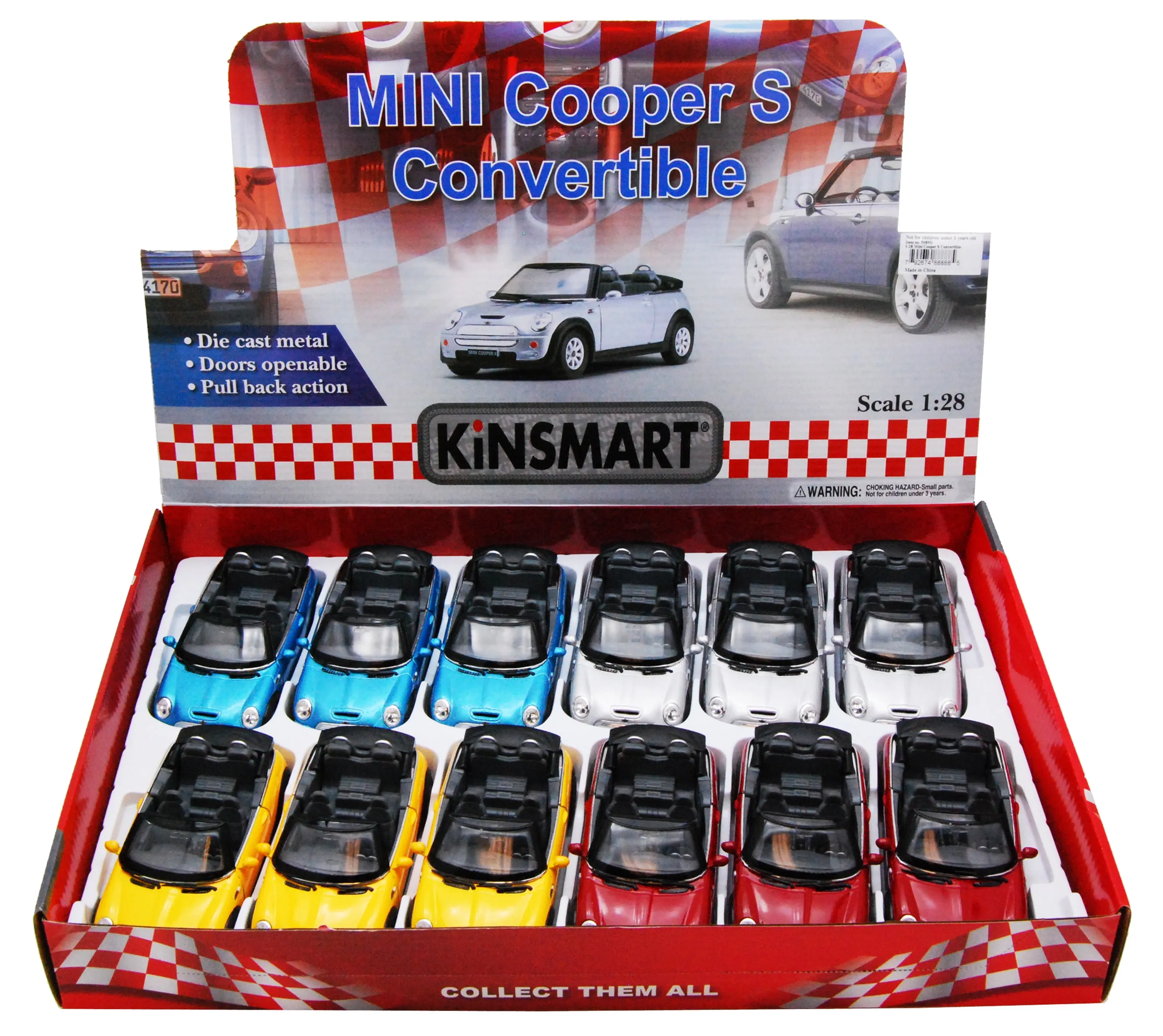 54170 cooper diecast mobil display