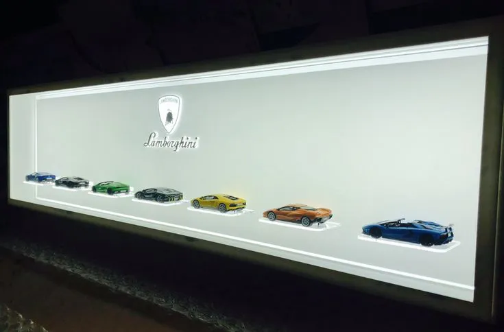 54180 diecast car display 2
